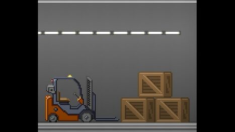 The forklift after creation