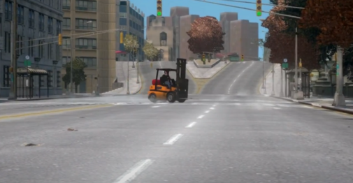 Niko taking his favorite vehicle out for a spin