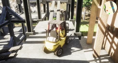 Forklift parkour