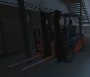 The forklift in Payday 2